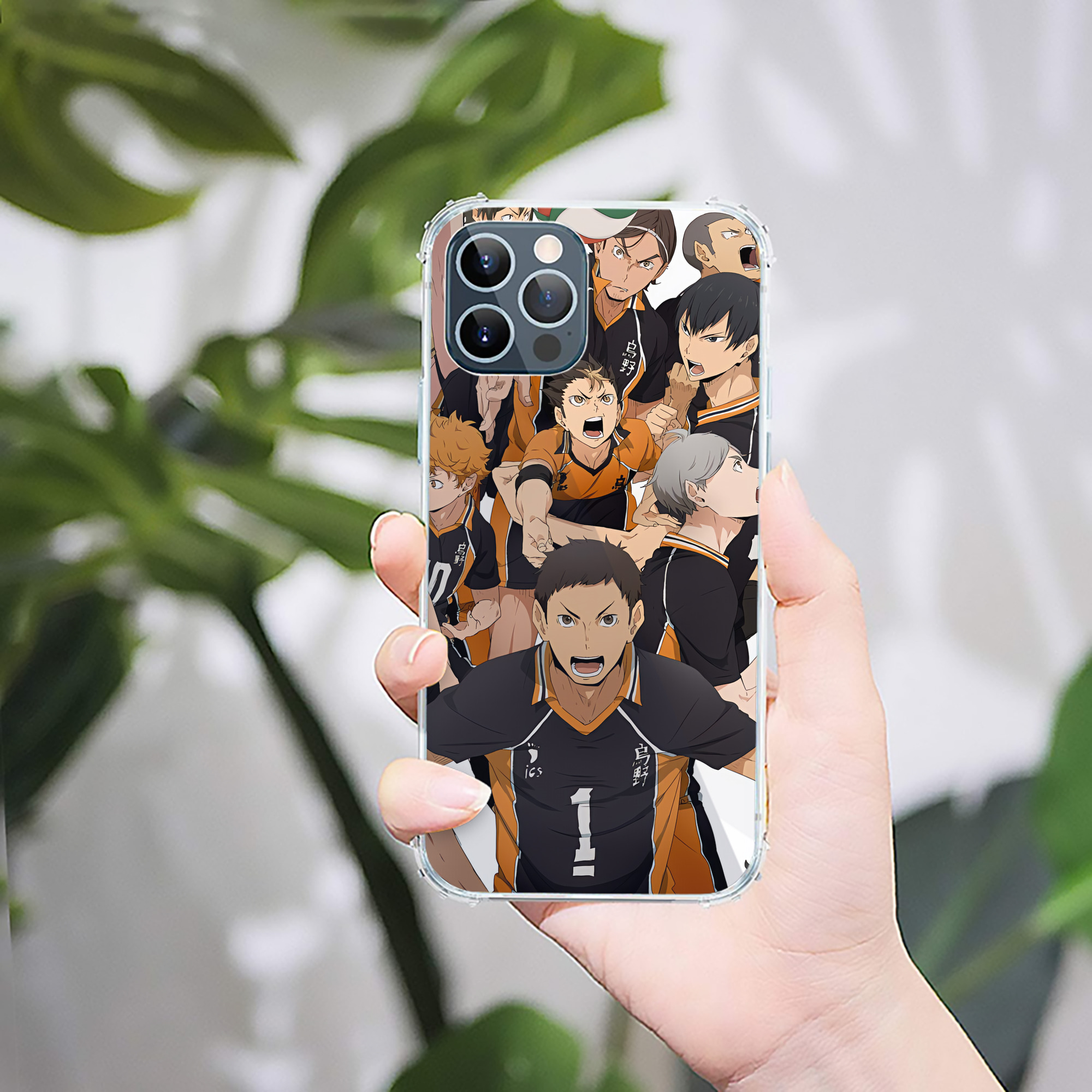 （画像用） ハイキュー!! Haikyu!! 【iPhone 12シリーズ対応】透明スマホケース（クリアソフトケース）